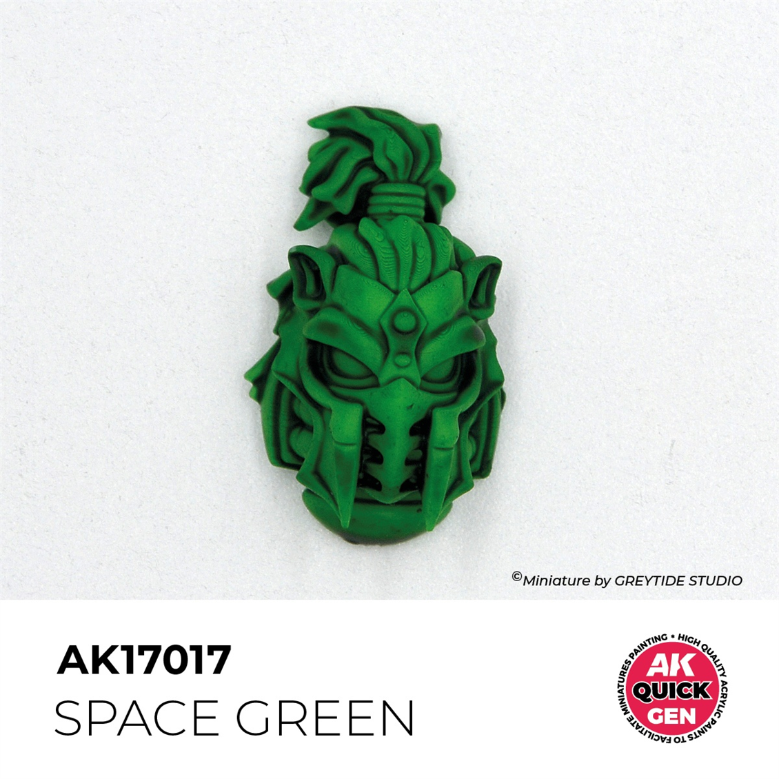 AK 17017 18 ml. Space Green, QuickGen Serisi Akrilik Model Boyası