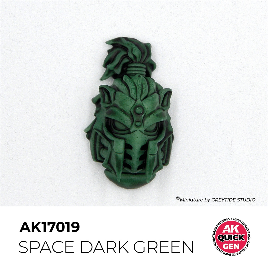 AK 17019 18 ml. Space Dark Green, QuickGen Serisi Akrilik Model Boyası