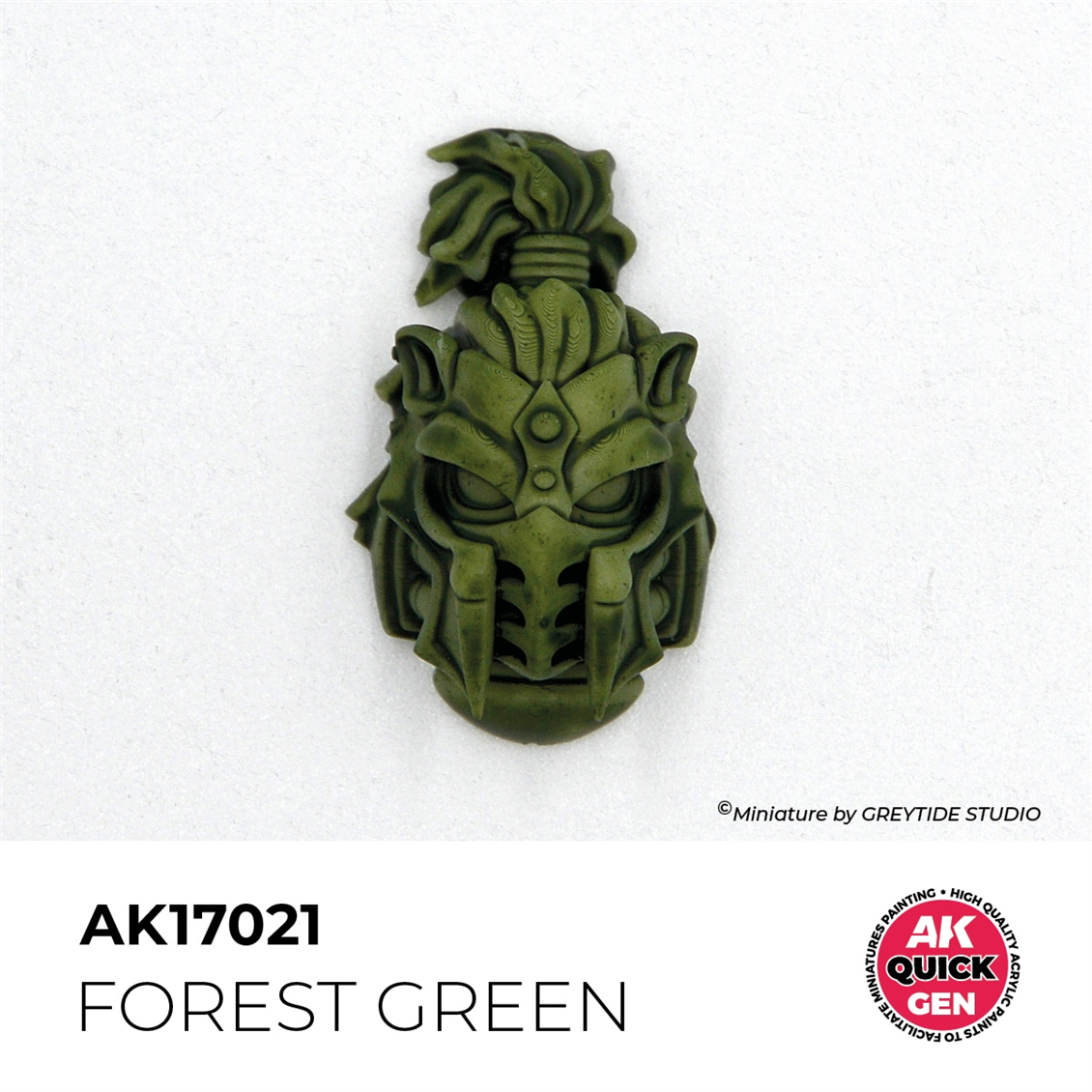 AK 17021 18 ml. Forest Green, QuickGen Serisi Akrilik Model Boyası