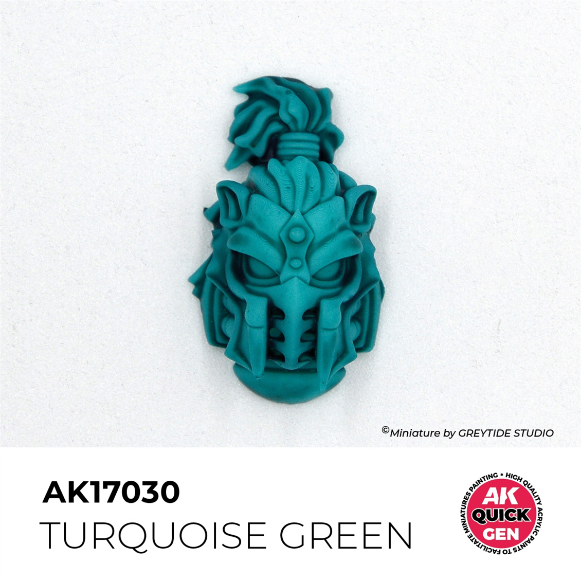 AK 17030 18 ml. Turquoise Green, QuickGen Serisi Akrilik Model Boyası