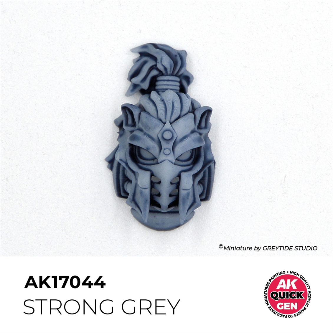 AK 17044 18 ml. Strong Grey, QuickGen Serisi Akrilik Model Boyası