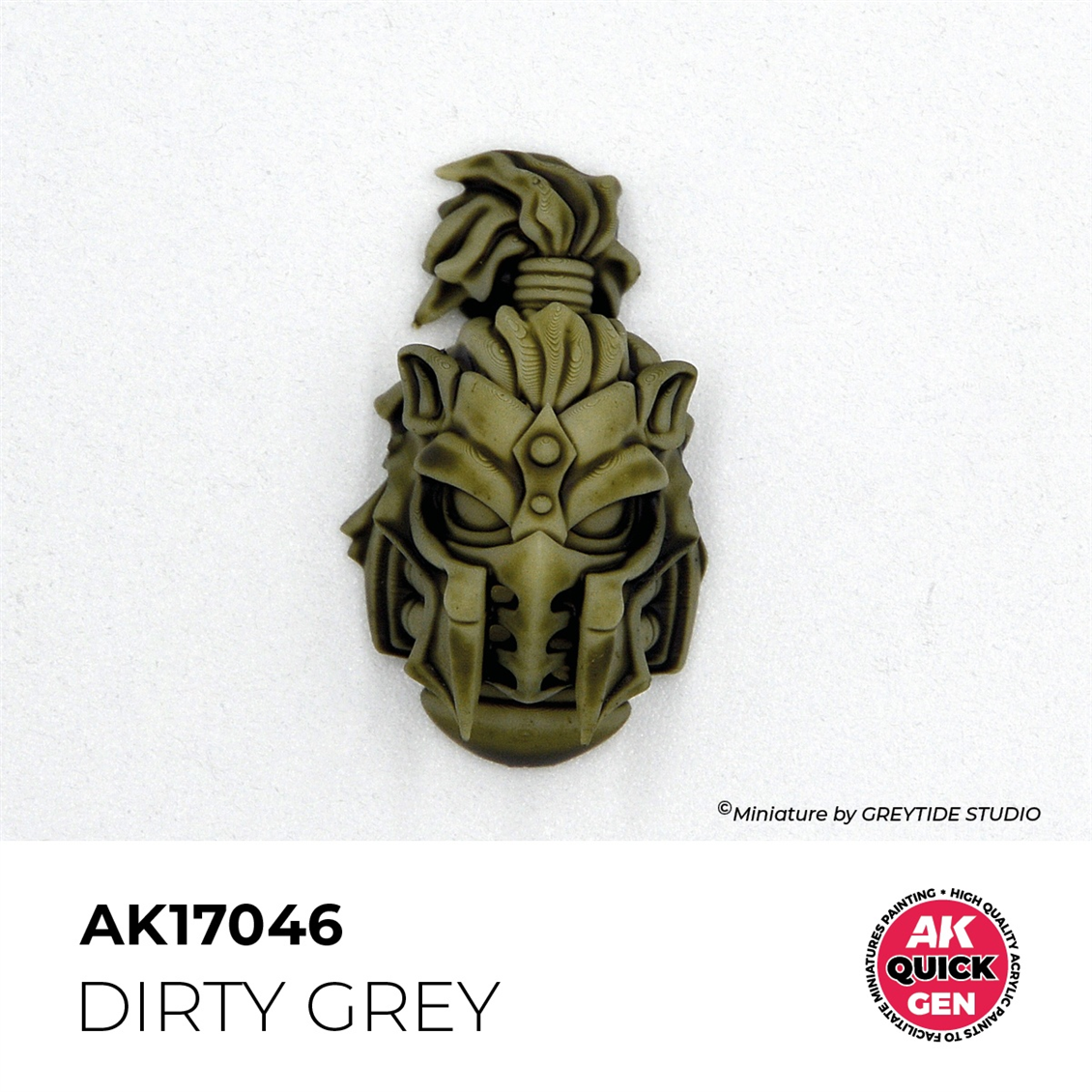AK 17046 18 ml. Dirty Grey, QuickGen Serisi Akrilik Model Boyası