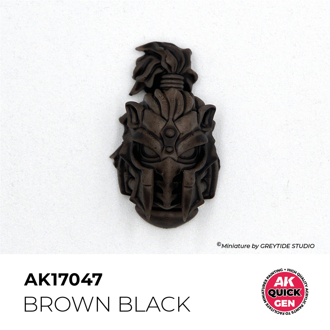 AK 17047 18 ml. Brown Black, QuickGen Serisi Akrilik Model Boyası