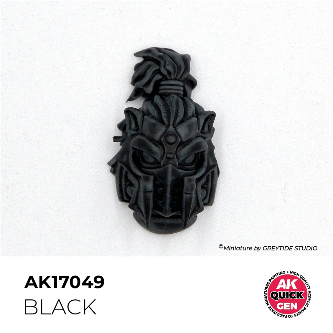 AK 17049 18 ml. Black, QuickGen Serisi Akrilik Model Boyası
