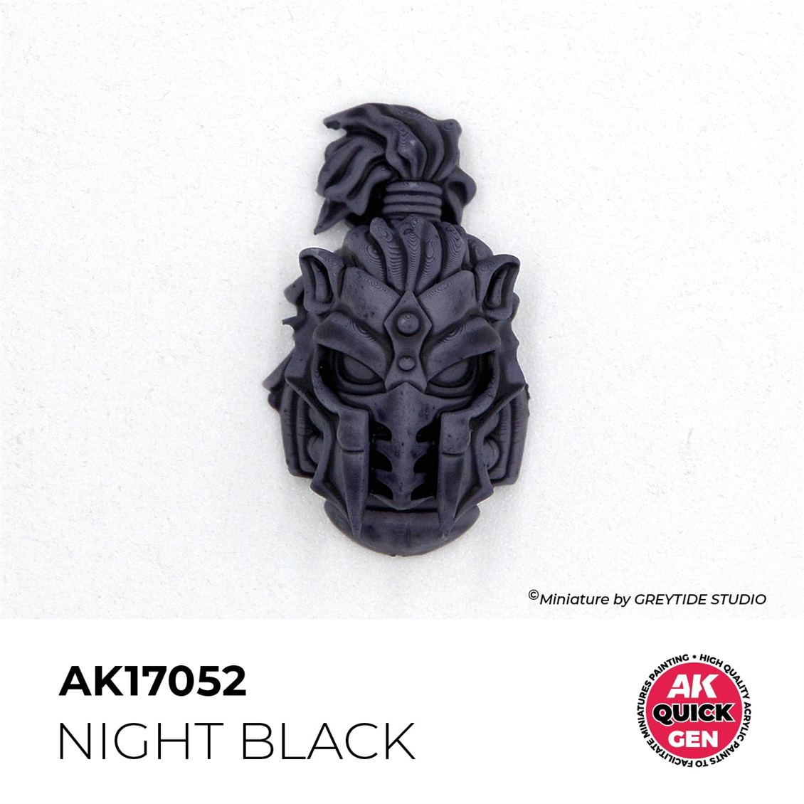 AK 17052 18 ml. Night Black, QuickGen Serisi Akrilik Model Boyası