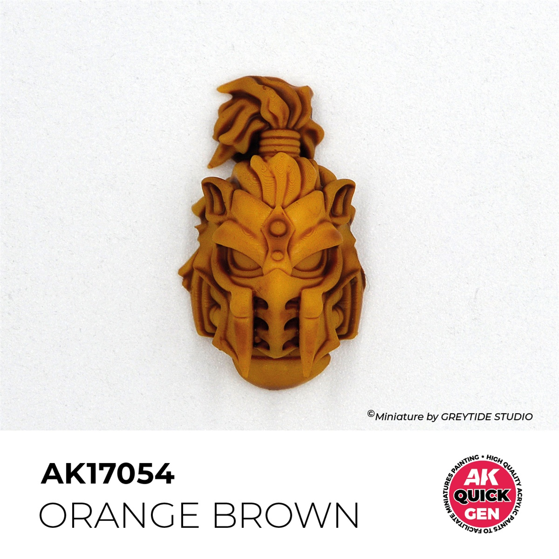 AK 17054 18 ml. Orange Brown, QuickGen Serisi Akrilik Model Boyası