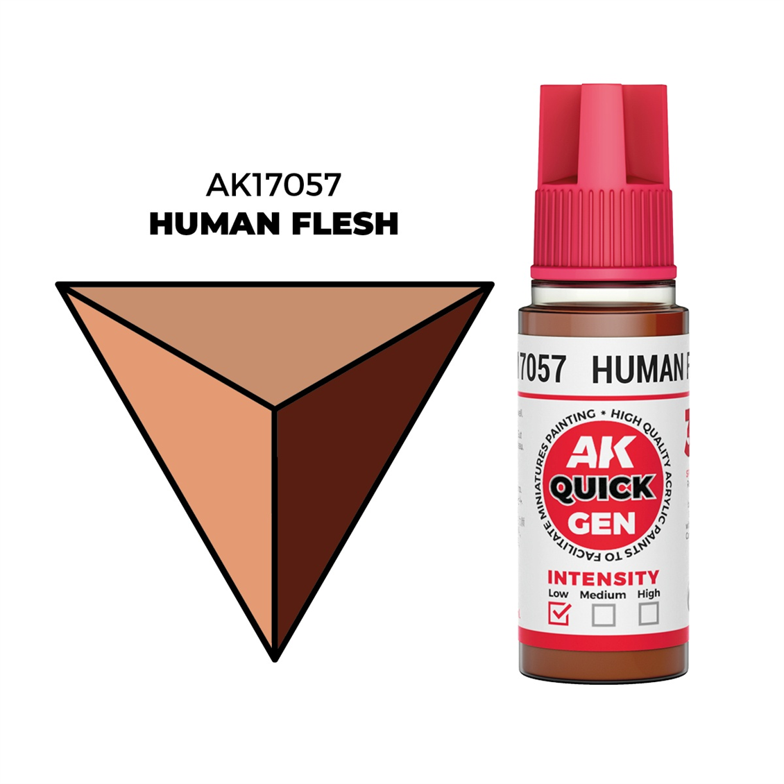 AK 17057 18 ml. Human Flesh, QuickGen Serisi Akrilik Model Boyası