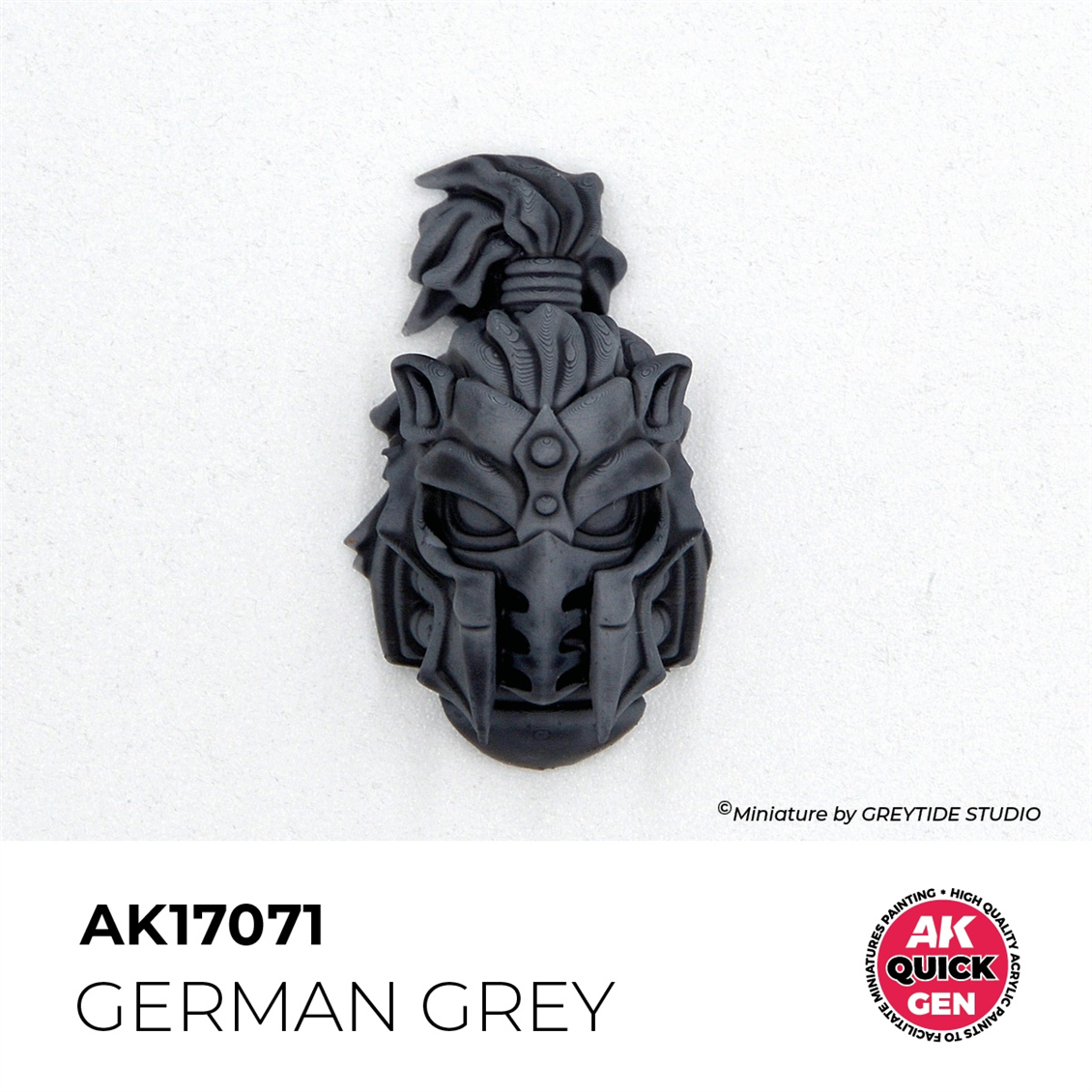 AK 17071 18 ml. German Grey, QuickGen Serisi Akrilik Model Boyası
