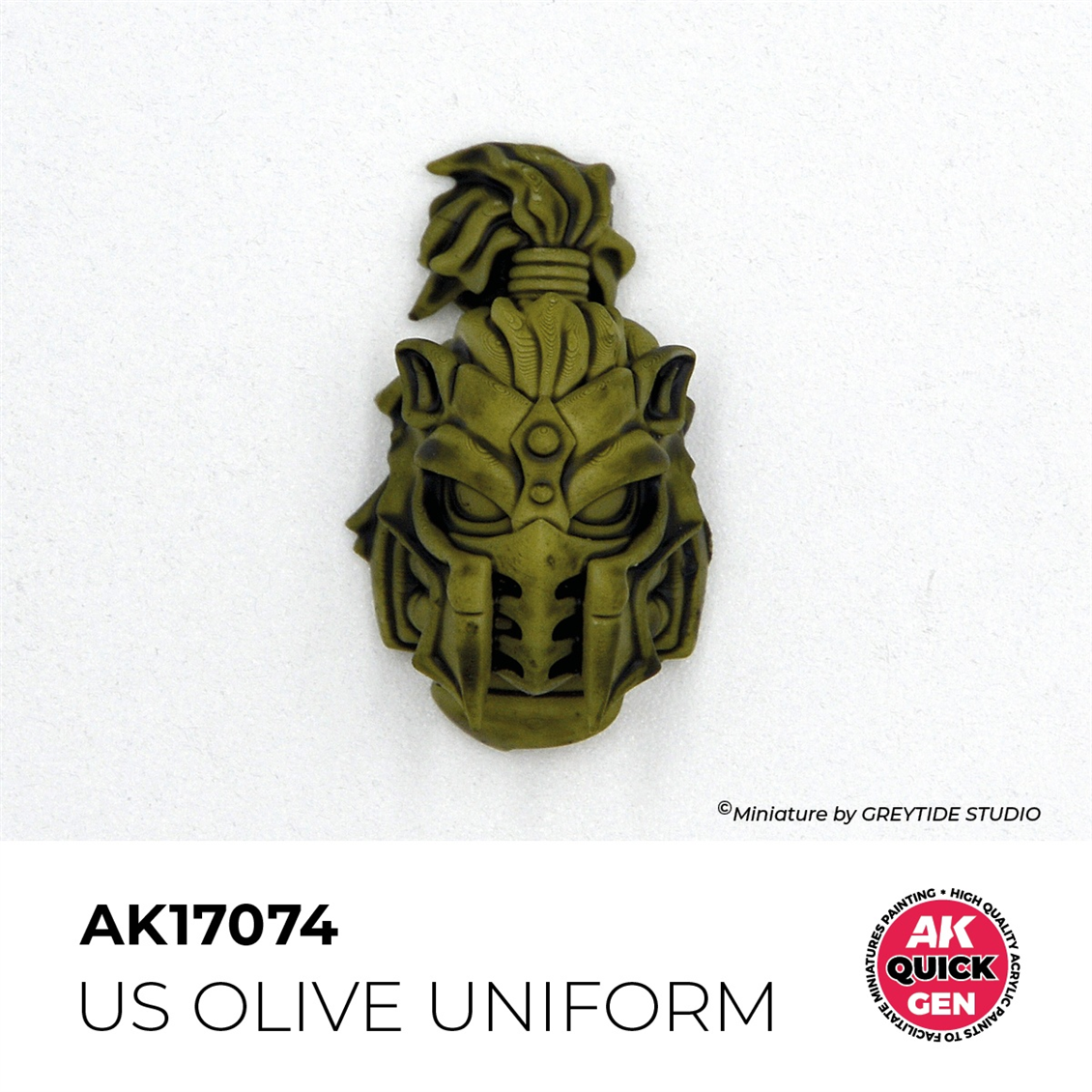 AK 17074 18 ml. US Olive Uniform, QuickGen Serisi Akrilik Model Boyası
