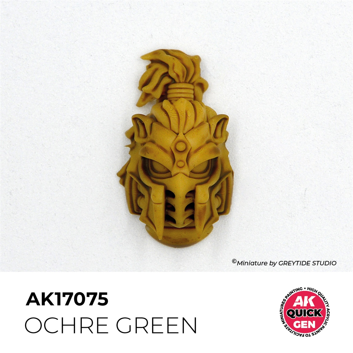 AK 17075 18 ml. Ochre Green, QuickGen Serisi Akrilik Model Boyası