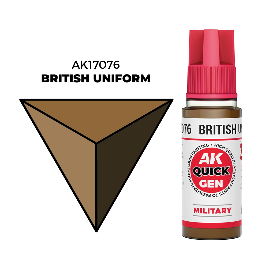 AK 17076 18 ml. British Uniform, QuickGen Serisi Akrilik Model Boyası