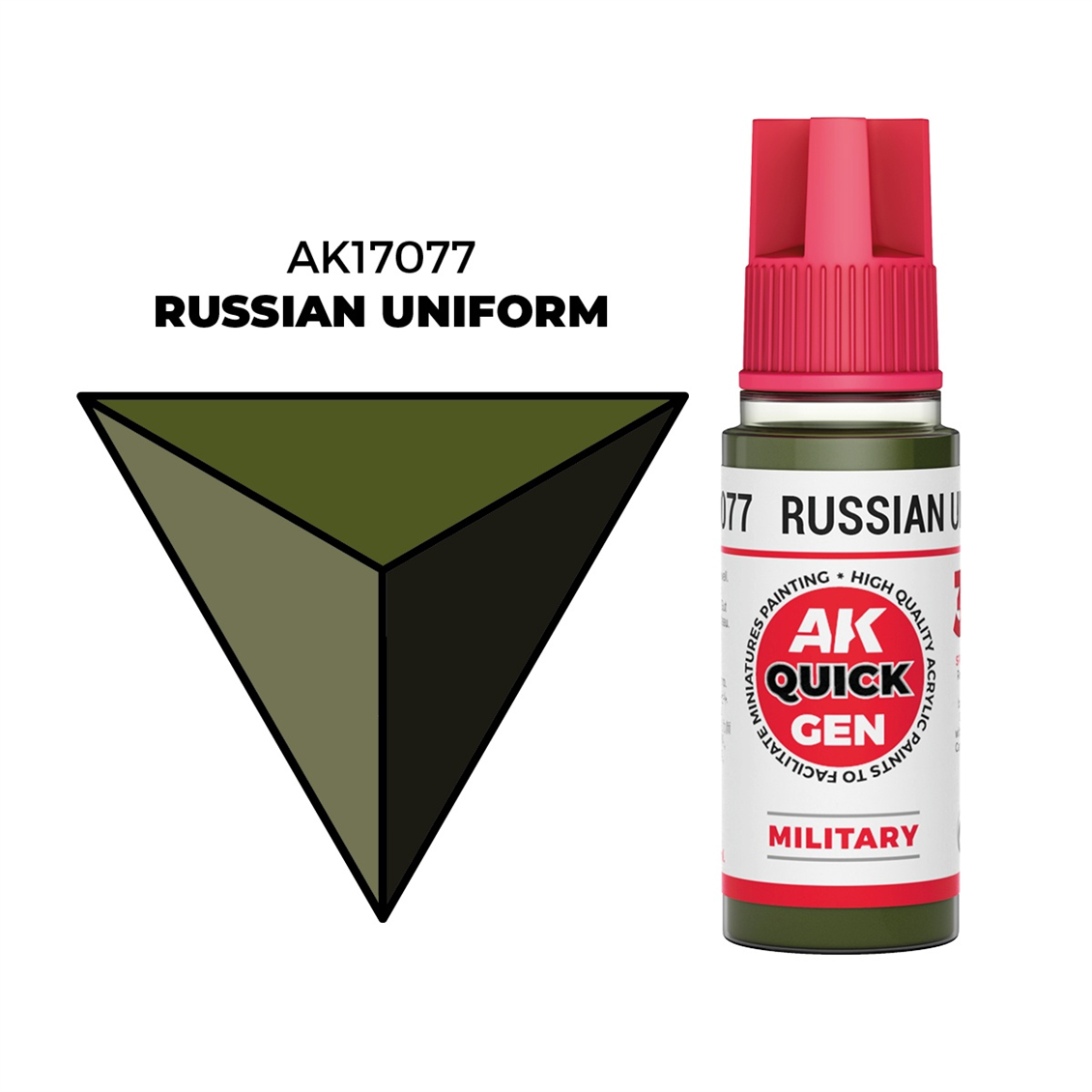 AK 17077 18 ml. Russian Uniform, QuickGen Serisi Akrilik Model Boyası