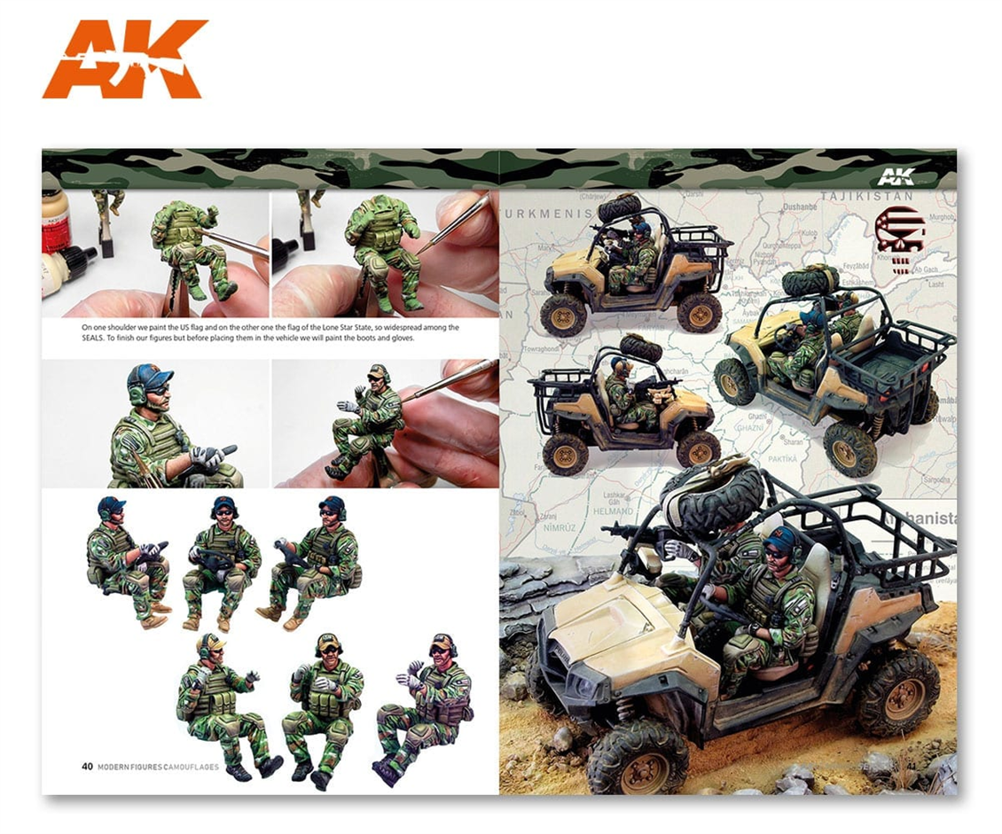 AK 247 Modern Figür Kamuflajları, AK Öğrenme Serisi-08, İngilizce, 84 Sayfa