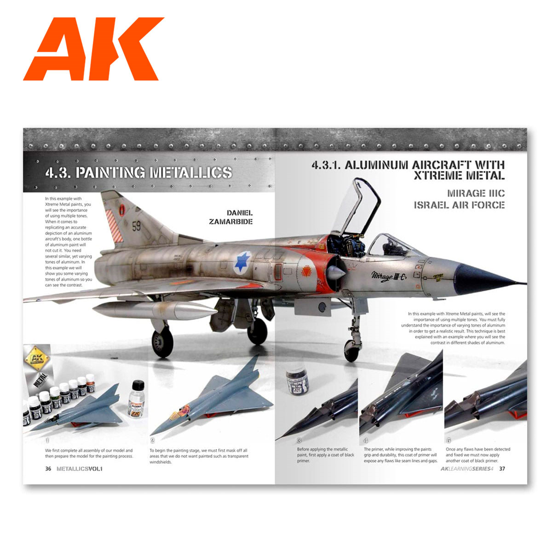AK 507 Metalik Boyama Vol.1, Hava ve Kara Araçları, AK Öğrenme Serisi-04, İngilizce, 84 Sayfa