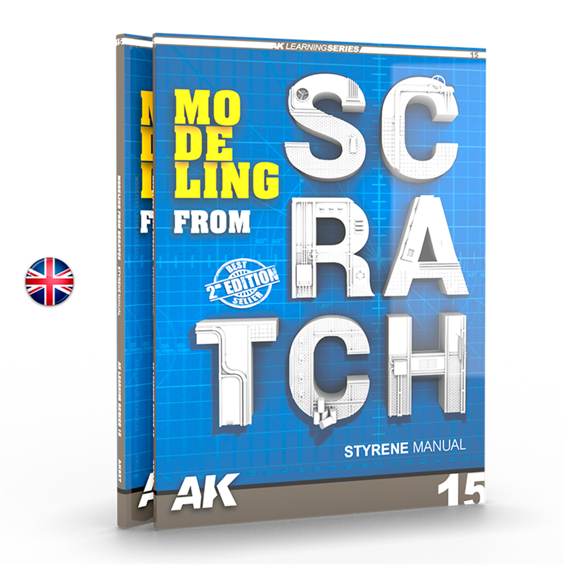 AK 527 Modeli Yaratma, Scratch Teknikleri, AK Öğrenme Serisi-15, İngilizce, 88 Sayfa