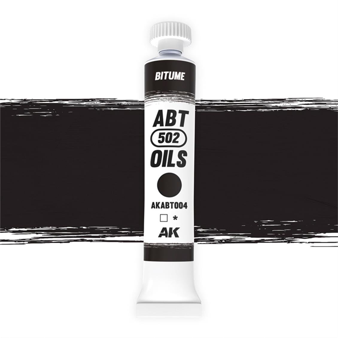 AK ABT006 20 ml. Yağlı Boya, Bitume