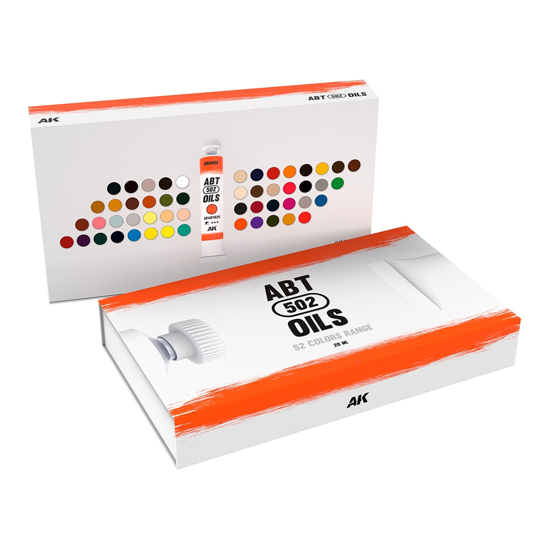 AK ABT1000 36x20 ml. Yağlı Boya Seti, Özel Kutusunda