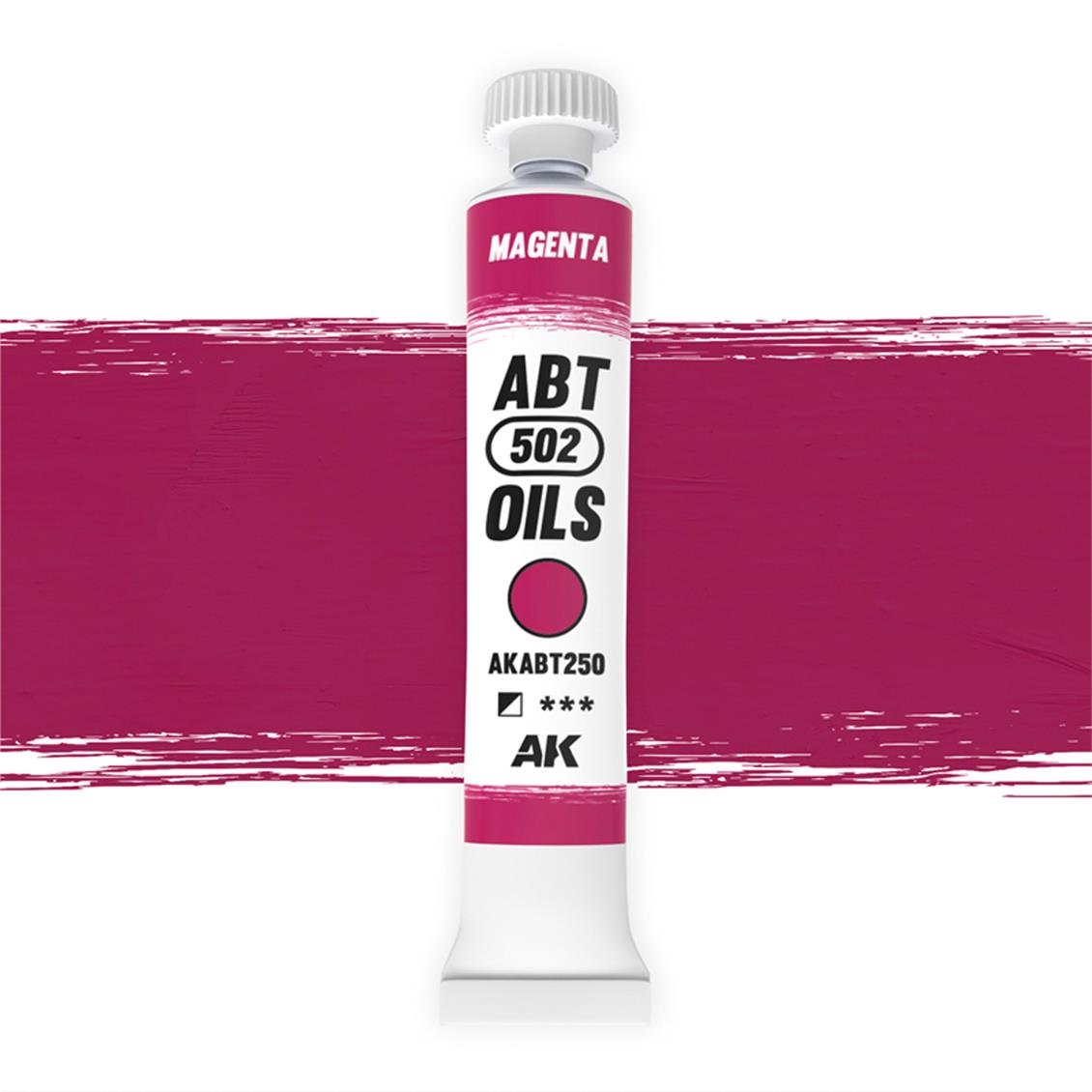 AK ABT505 20 ml. Yağlı Boya, Magenta