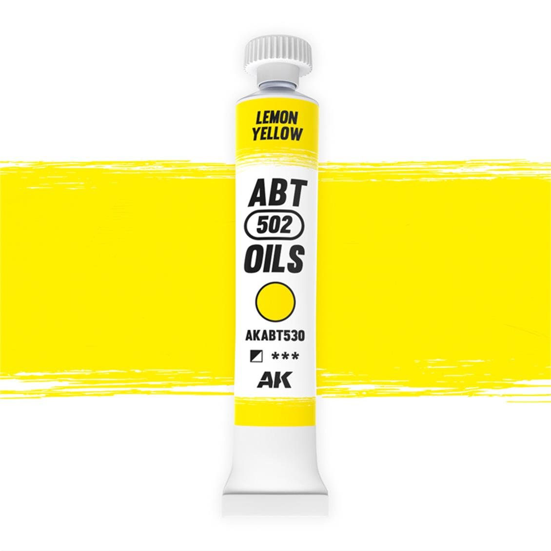 AK ABT540 20 ml. Yağlı Boya, Lemon Yellow