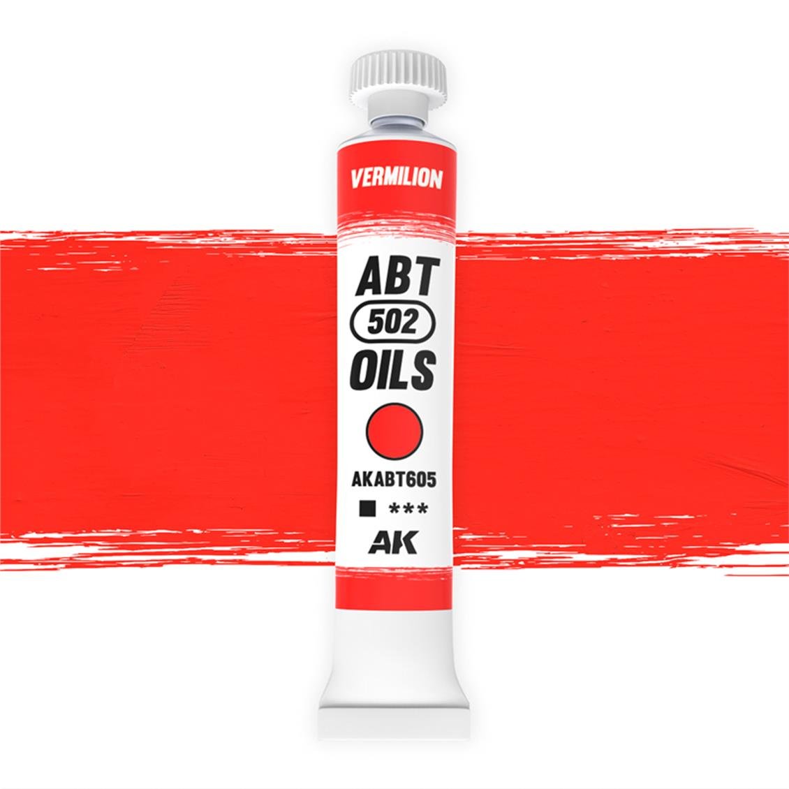 AK ABT615 20 ml. Yağlı Boya, Vermilion
