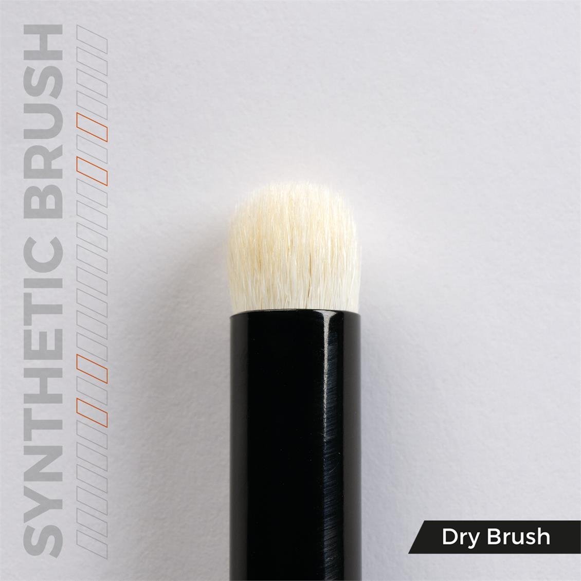 AK AKB025 No.L Sentetik Kıllı, Dry Brush Fırçası