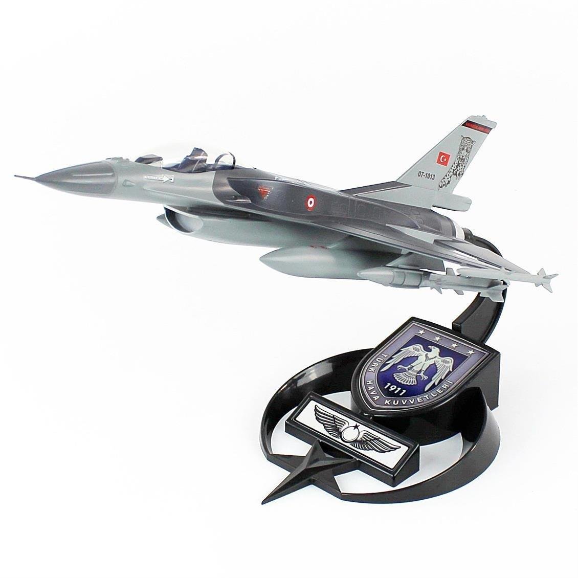 AkbaModel 1/48 Ölçek, F-16 Block 50+ Pars Filo Savaş Uçağı, Sergilemeye Hazır Standlı Model