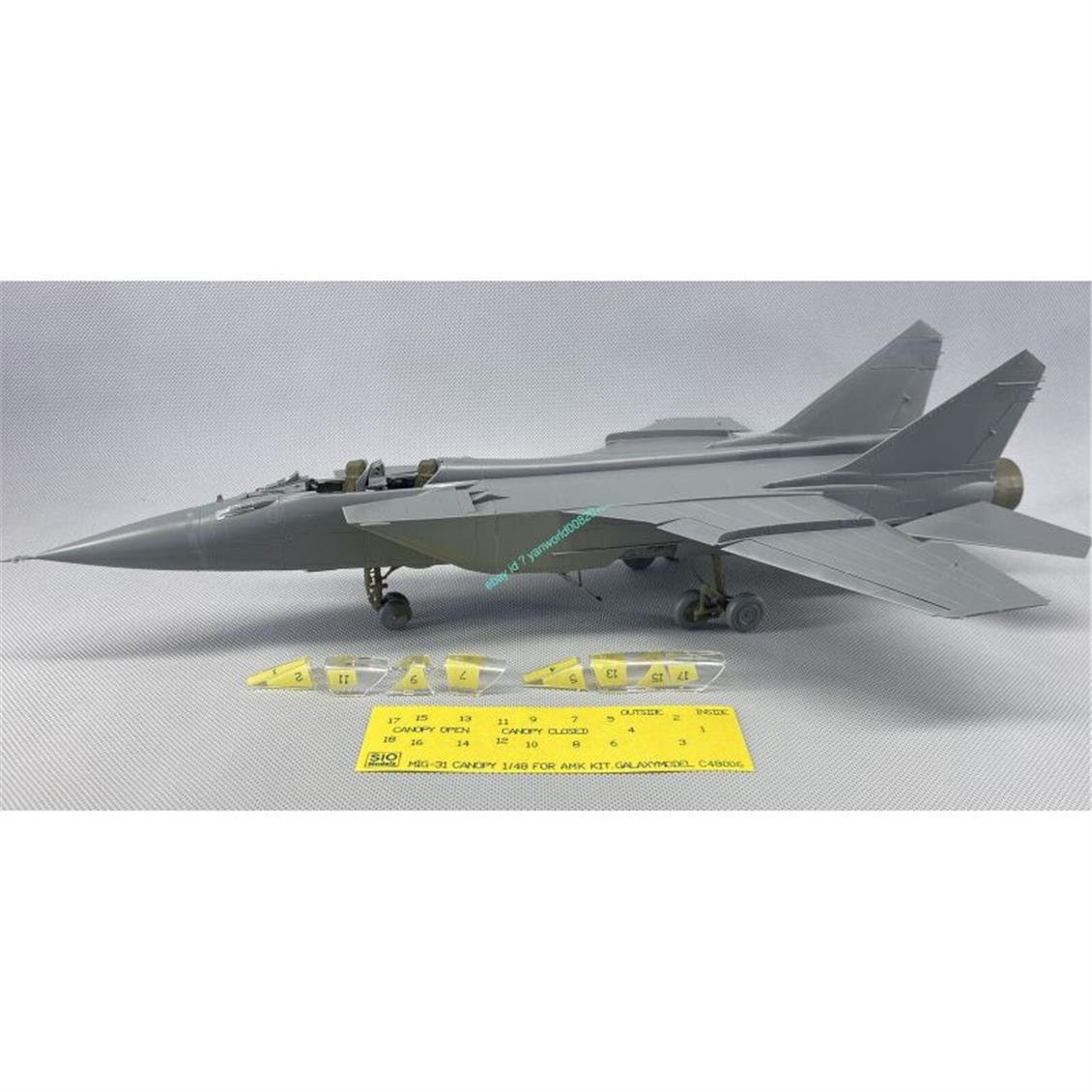 AMK 48002 1/48 Ölçek, MiG-31 B/BS Special Edition (Sio Models), Savaş Uçağı Plastik Model Kiti