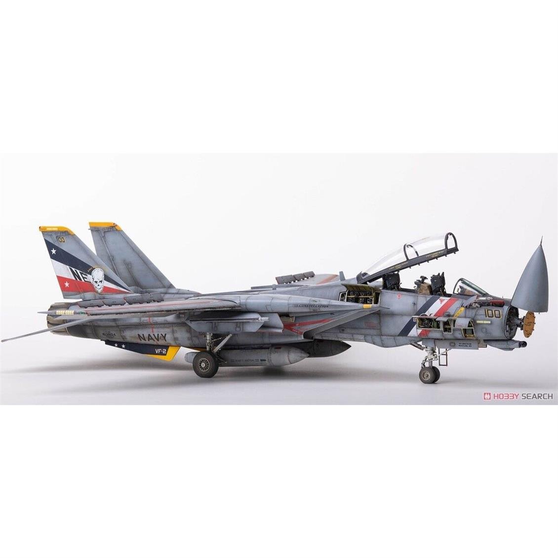 AMK 48003 1/48 Ölçek, 1/48 F-14D Super Tomcat Special Edition (Sio Models), Savaş Uçağı Plastik Model Kiti