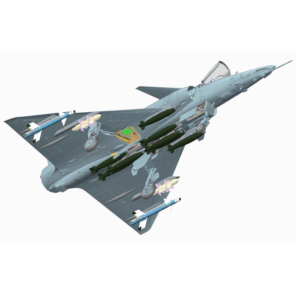 AMK 86002 1/72 Ölçek, KFIR C2/C7, Savaş Uçağı Plastik Model Kiti
