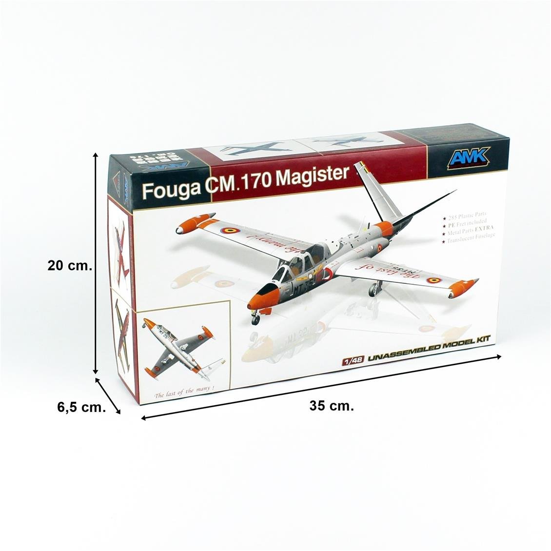 AMK 88004 1/48 Ölçek, Fouga CM. 170 Magister, Eğitim Uçağı Plastik Model Kiti