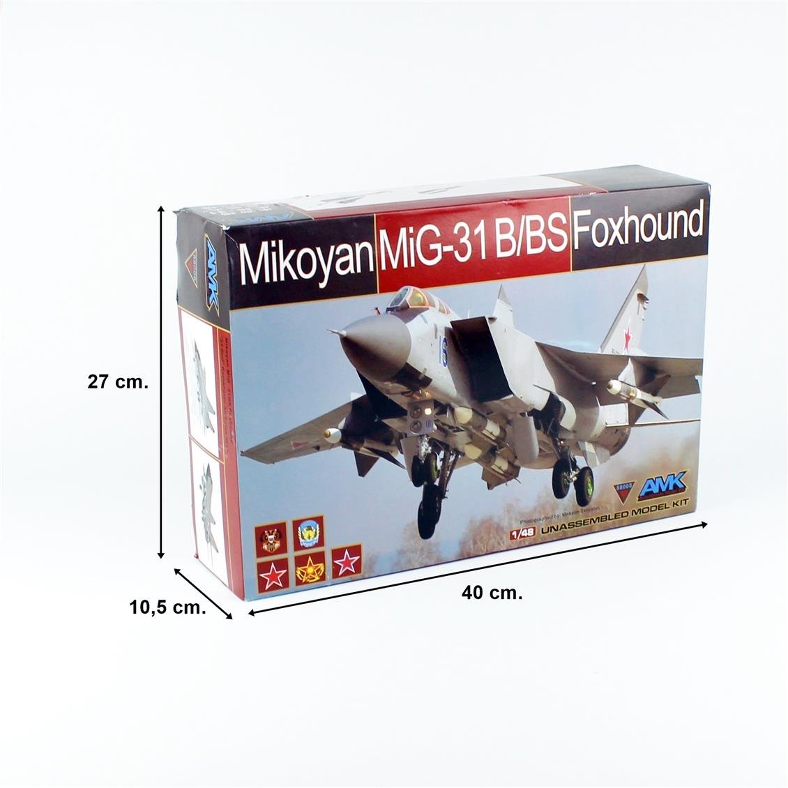 AMK 88008 1/48 Ölçek, Rus Mig-31 B/BS Foxhound, Savaş Uçağı Plastik Model Kiti