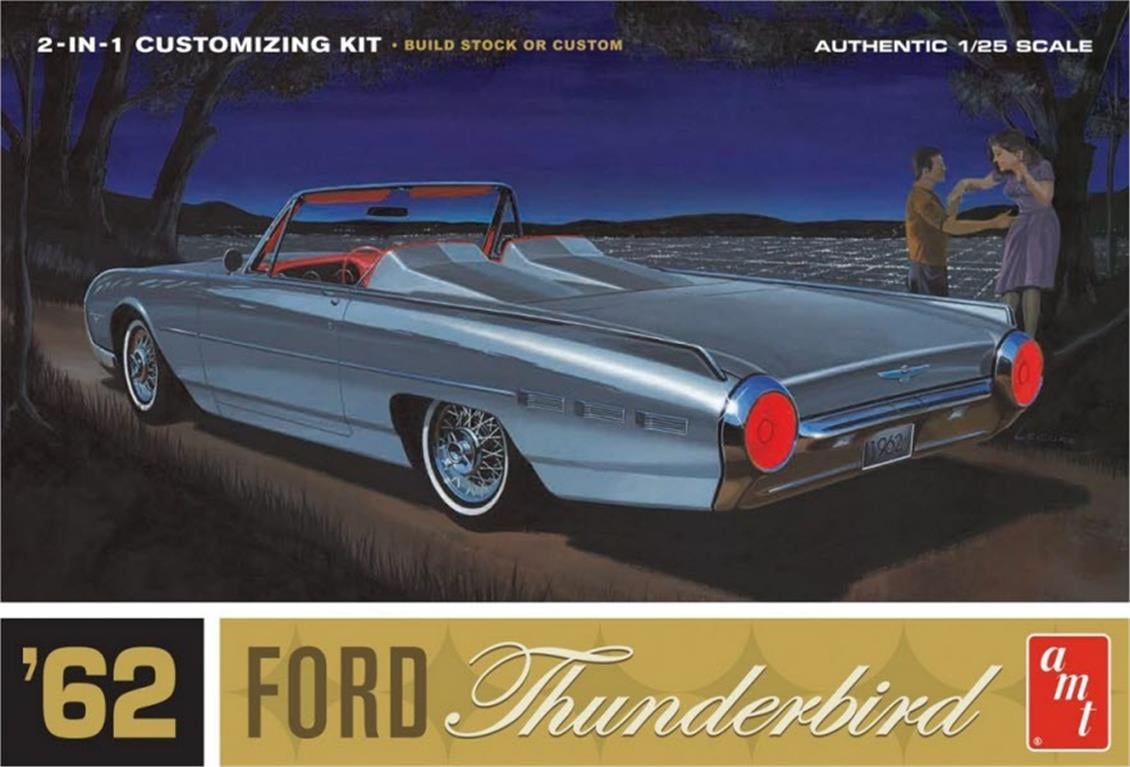 AMT 682 1/25 Ölçek, 1962 Ford Thunderbird