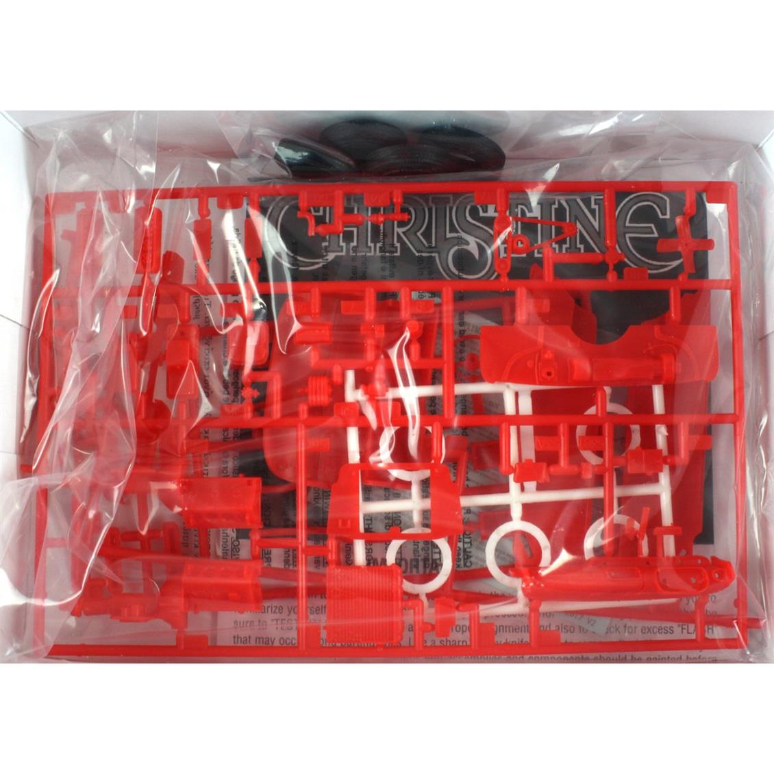 AMT 801M 1/25 Christine 1958 Plymouth Belvedere-Red Araba Demonte Plastik Maketi