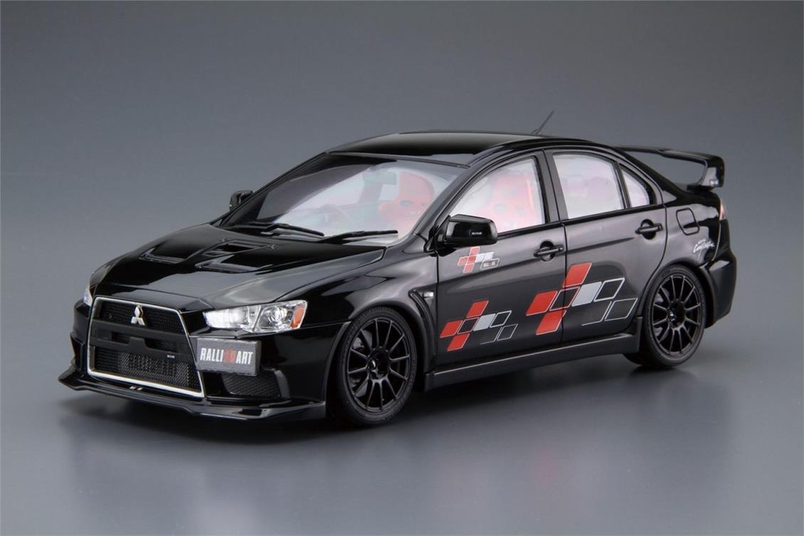 Aoshima 05544 1/24 Ölçek, Ralliart Cz4A Lancer Evolution X, Plastik Model kiti