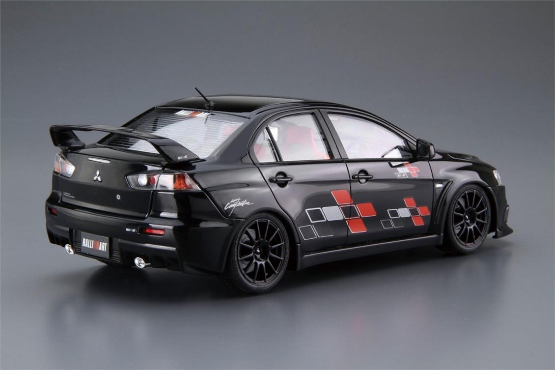 Aoshima 05544 1/24 Ölçek, Ralliart Cz4A Lancer Evolution X, Plastik Model kiti