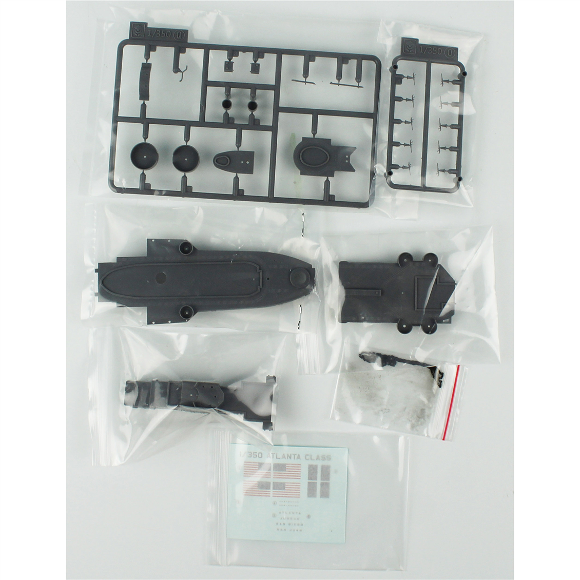 Aotori Bunka 35011 1/350 Ölçek, US Light Cruiser USS Atlanta CL-51, Savaş Gemisi Plastik Model Kiti