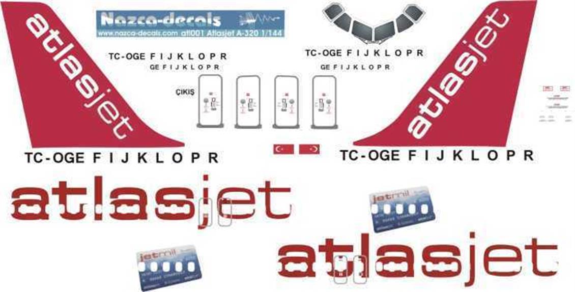 ATJ001B 1/144 ATLASJET A320 