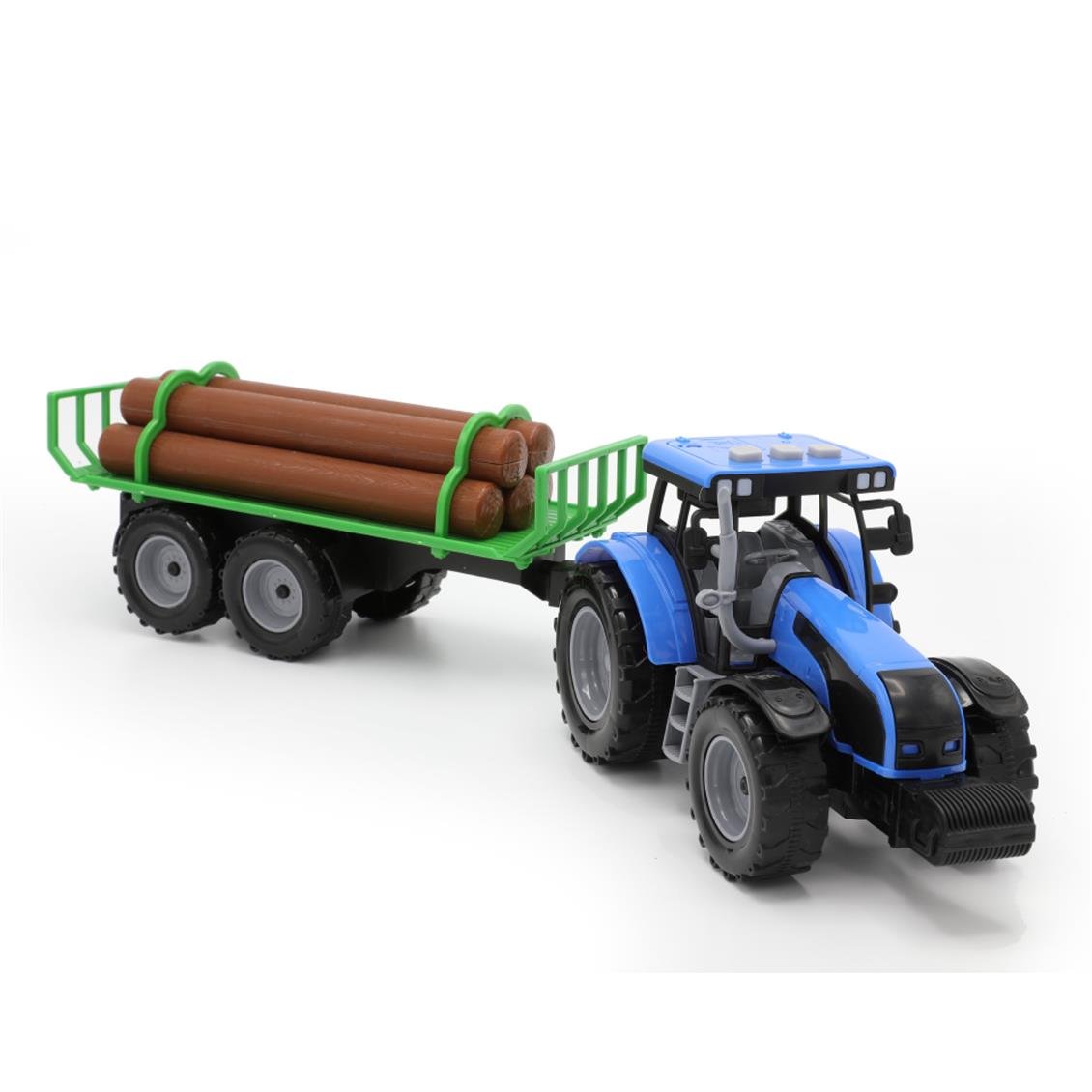 Aya Toys 40319 Odunlu Traktör Pilli