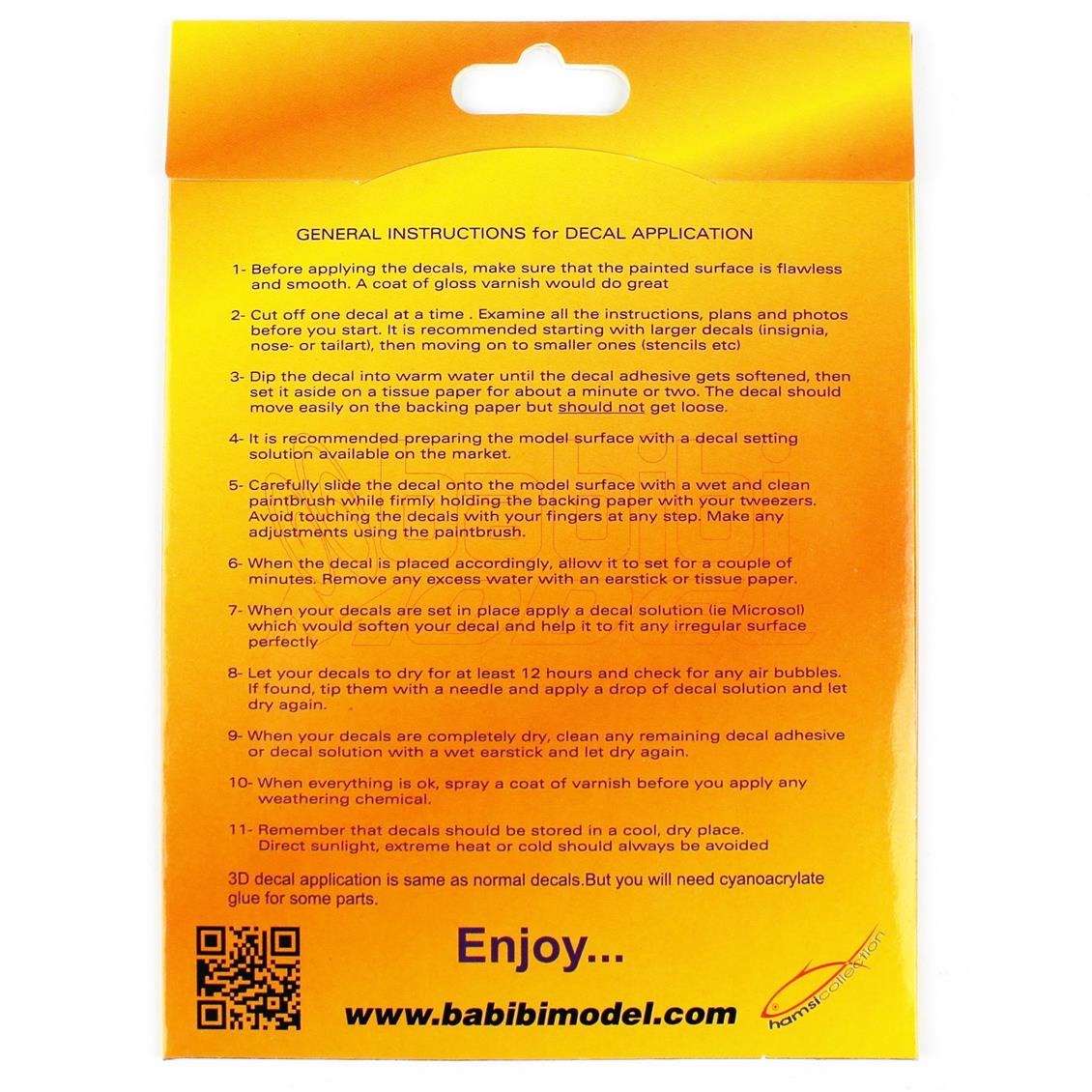 Babibi BD3-0011 1/48 A-10C Thunderbolt II Italeri İçin Kokpit Seti, Dekal Çıkartma