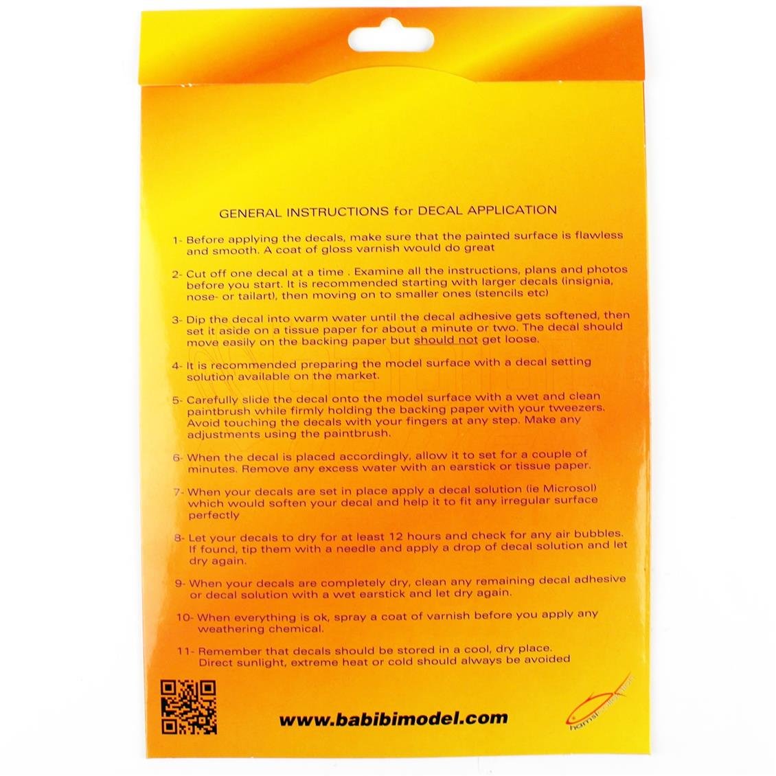 Babibi DBT-01351 1/72 F-16 CD Fighting Falcon 161. Filo Yeni Kuyruk, Dekal Çıkartma