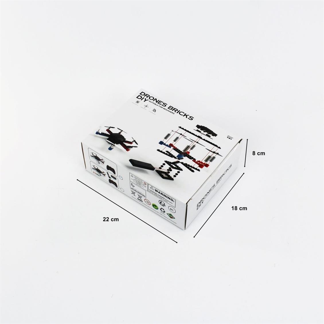 BrainPower  BP121 Lego Racing Uzaktan Kumandalı Drone kiti  4 in 1,  Yüksek Hızlı, Monte Edilmemiş.