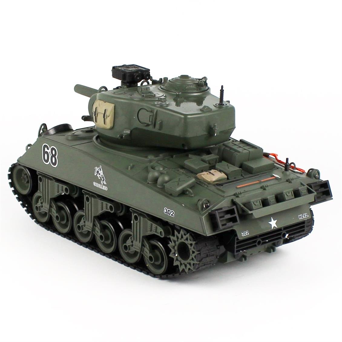 Brother 70792070 USA M4A3, Uzaktan Kumandalı, Boncuk Atarak Savaşan Tank