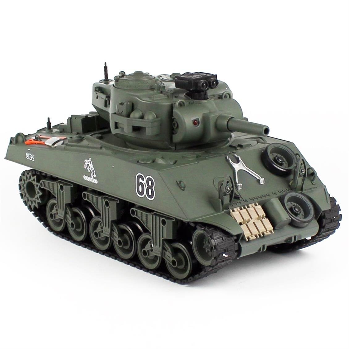 Brother 70792070 USA M4A3, Uzaktan Kumandalı, Boncuk Atarak Savaşan Tank