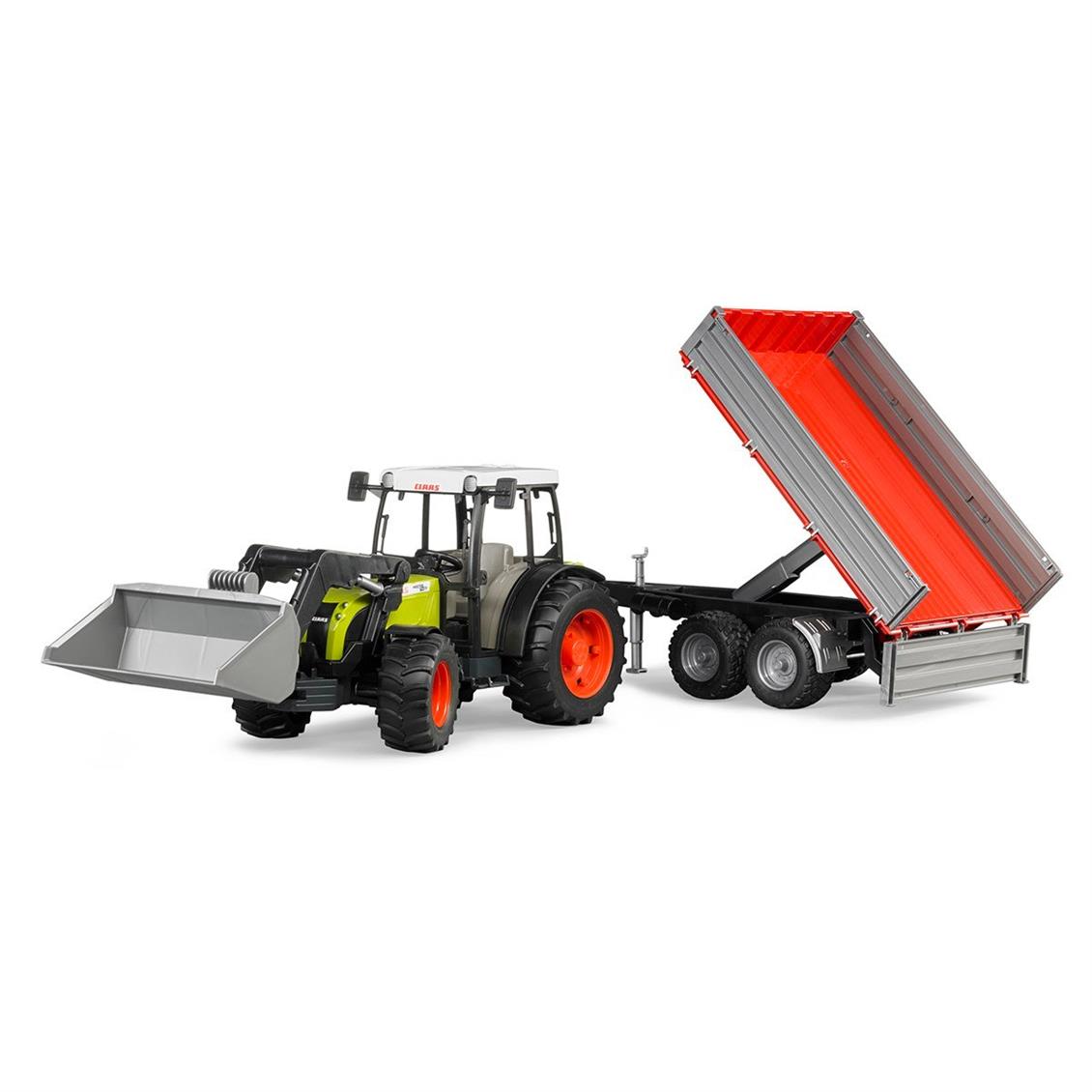 Bruder 02112 Claas Nectıs 267F Traktör Römork