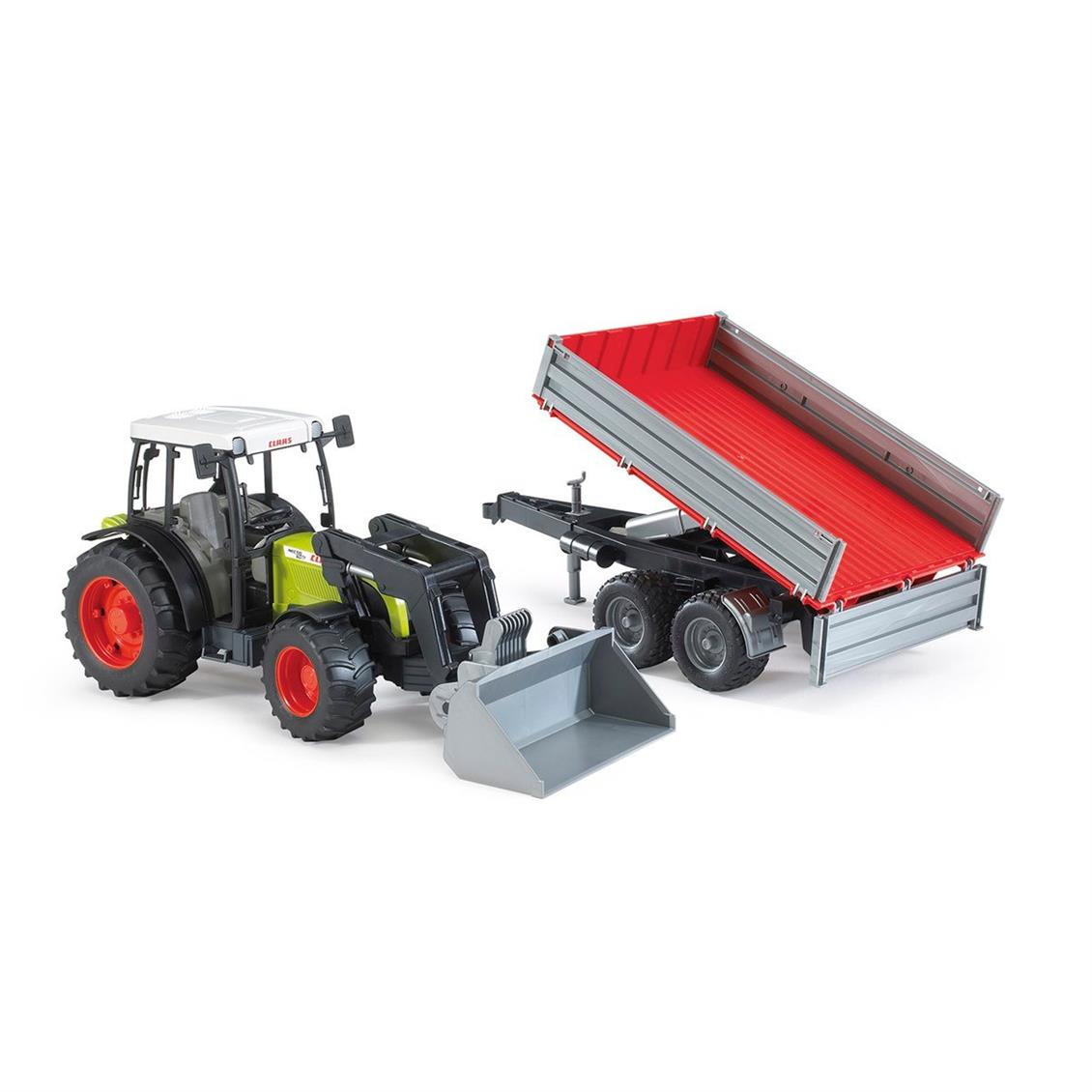 Bruder 02112 Claas Nectıs 267F Traktör Römork