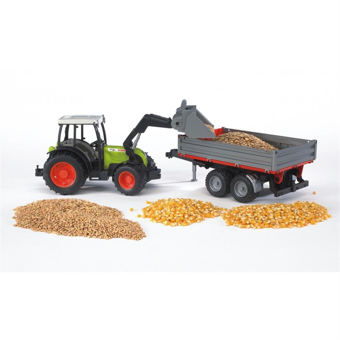 Bruder 02112 Claas Nectıs 267F Traktör Römork