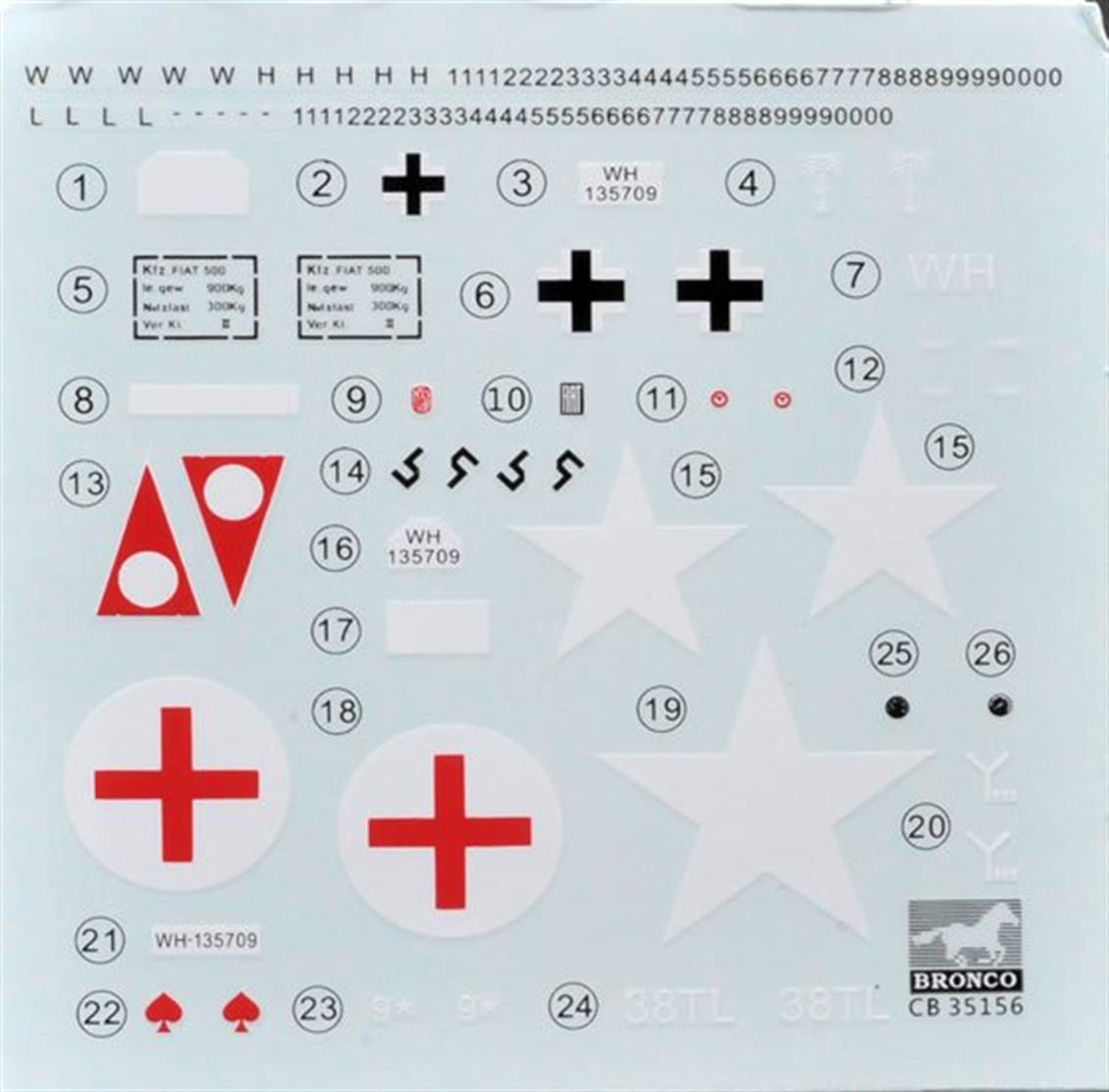 CB35156 1/35 DAK Topolino (German/Italian)Light St