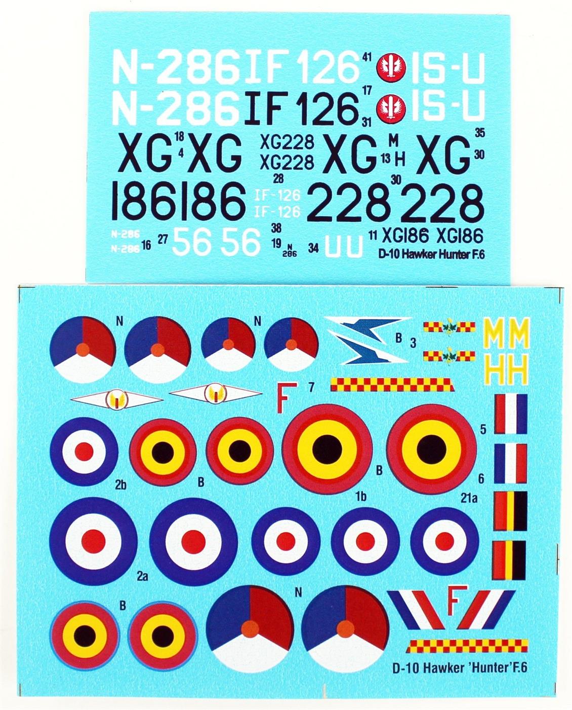 D-10 1/72 Hawker Hunter F.Mk.6