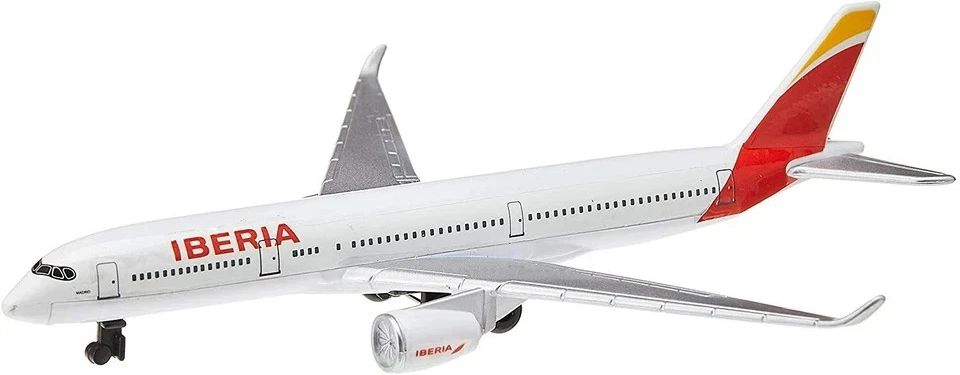 Daron 86RT-2374 Iberia Airways, 12,5 cm. Metal Gövde, Plastik Kanatlar, Sergilemeye Hazır Model Yolcu Uçağı