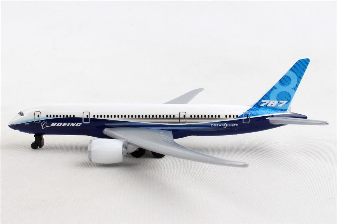 Daron 86RT-7474 Boeing B787, 12,5 cm. Metal Gövde, Plastik Kanatlar, Sergilemeye Hazır Model Yolcu Uçağı